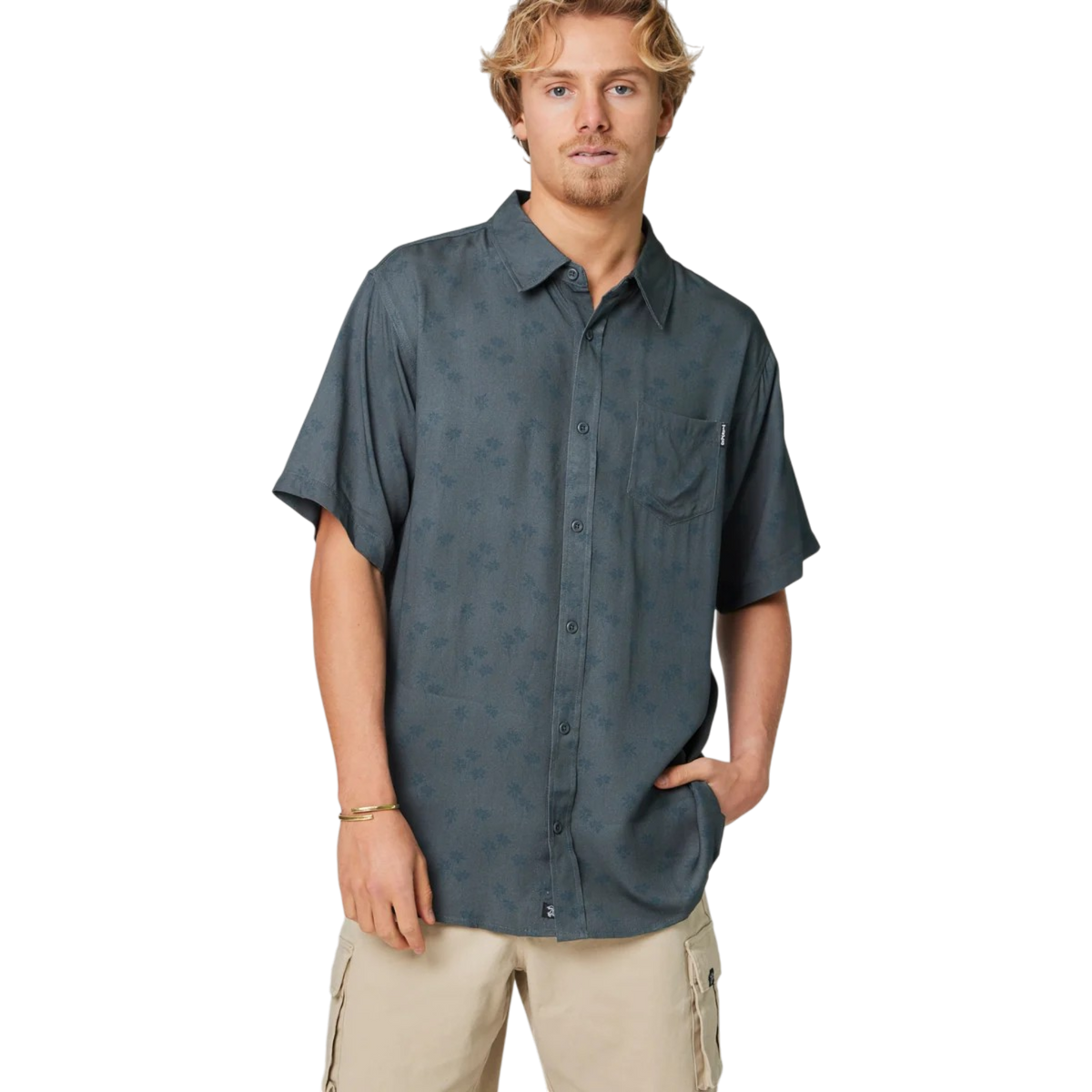 Camisa Palm Azul Toke