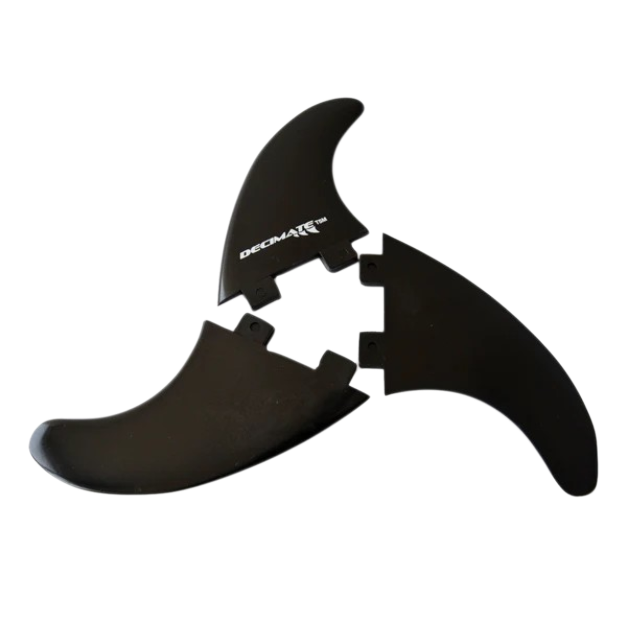 SET 3 QUILLAS PARA SISTEMA FCS BLACK NYLON