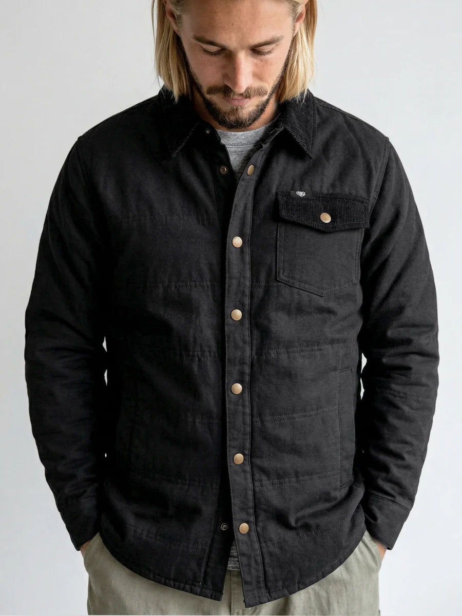 Chaqueta Negra Canvas Toke