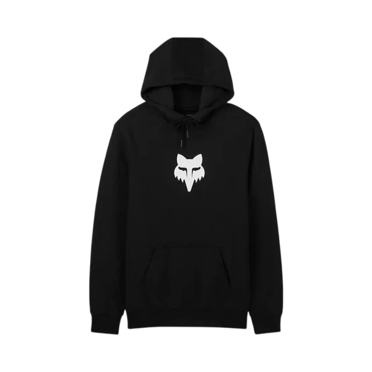 Poleron Lifestyle Canguro Fox Head Negro/Blanco