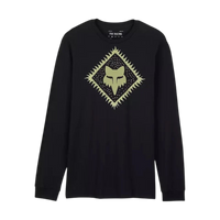 Polera Lifestyle Leo Premium Manga Larga Negro Fox