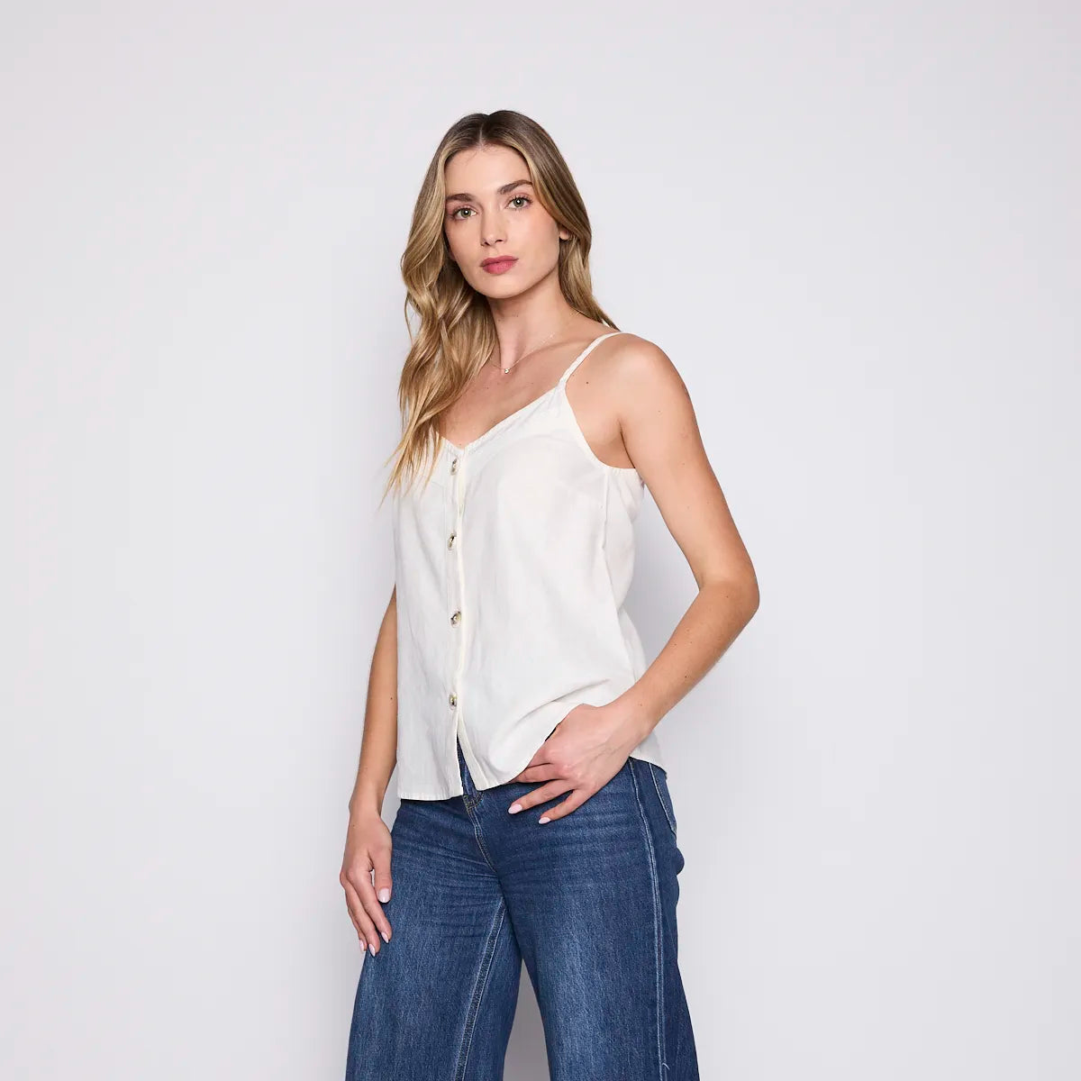 Blusa Pabilo Reef Women White Buttons