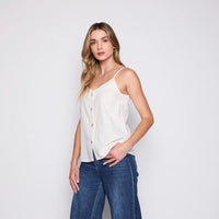 Blusa Pabilo Reef Women White Buttons